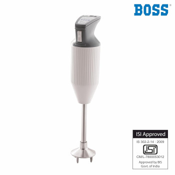 Buy BOSS E111 Portable Hand Blender 180 Watt | Easy to Clean and Store | ISI-Marked, Grey