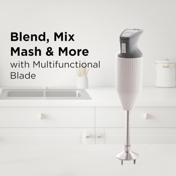 Buy BOSS E111 Portable Hand Blender 180 Watt | Easy to Clean and Store | ISI-Marked, Grey