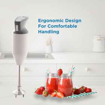 Buy BOSS E111 Portable Hand Blender 180 Watt | Easy to Clean and Store | ISI-Marked, Grey